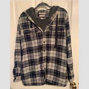 L.L. Bean Hooded Flannel